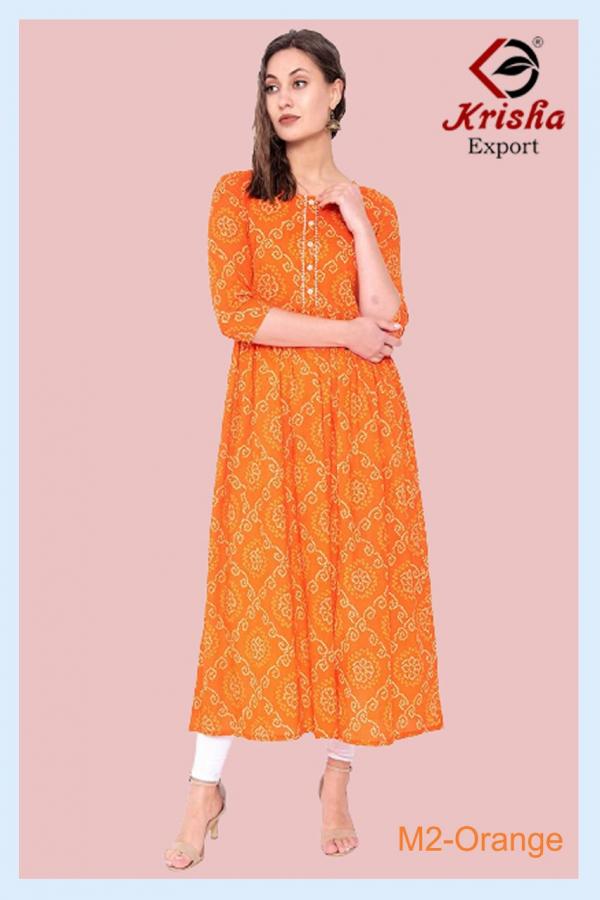 Krisha Mohini Vol 2 Cambric Cotton Printed Designer Exclusive Kurti collection